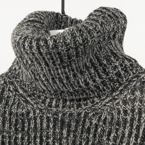 Acne Studios Grey Wool Ribbed Turtleneck Sweater - Picture 5 of 11